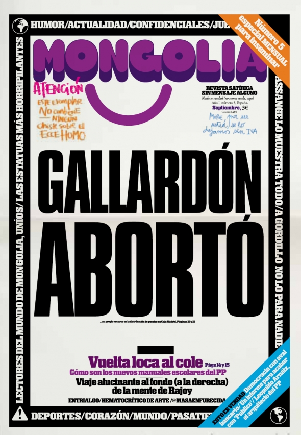 Gallardón abortó